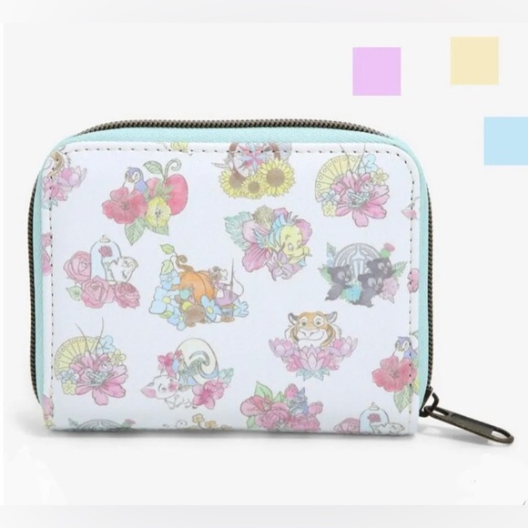 New! SOLDOUT Loungefly Disney Sidekicks Mini Zip Wallet - Picture 2 of 3